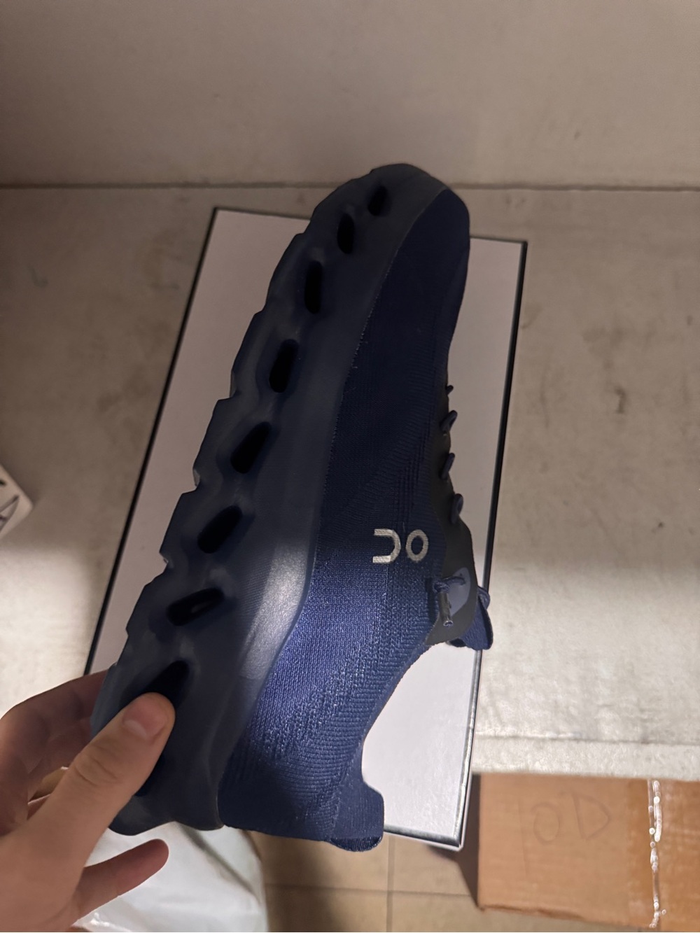On Running Men's Cloudnova Knit Sneaker - Deep Navy